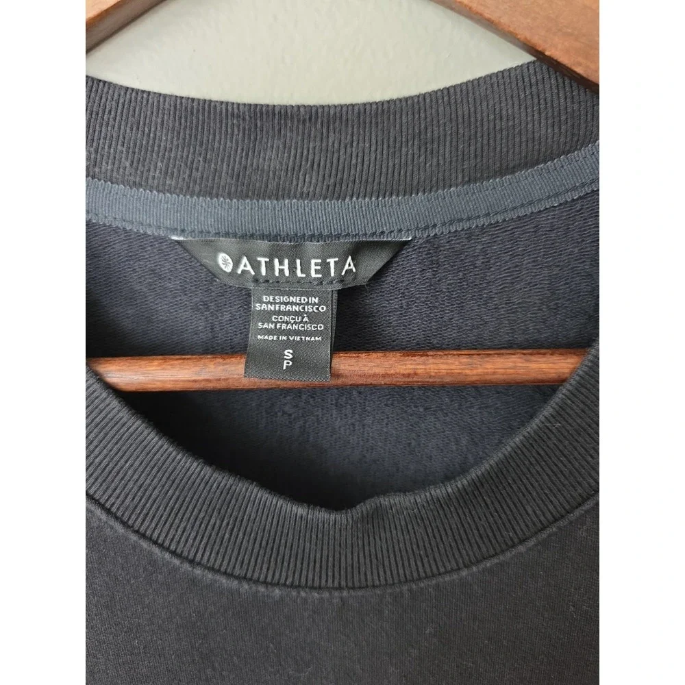 Athleta Balance Dress Women's Small Black‎ Pockets Athleisure Minimal Workout
